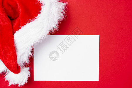 红色背景的贺卡圣诞模板 红背景 庆典 信背景图片
