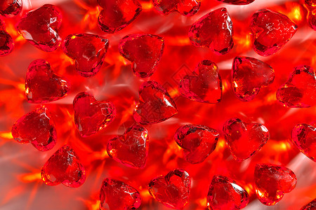 红宝石之心 全框架图像 全画幅 恋爱搞笑 浪漫 问候语 浪漫的背景图片