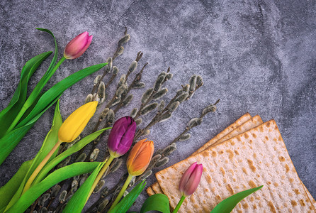 犹太犹太人过渡逾越节节日无叶面包庆祝活动 春天 犹太节日背景图片