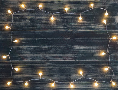 圣诞灯 假期 圣诞节 乡村 老的 庆典 木头 装饰风格 装饰品背景图片