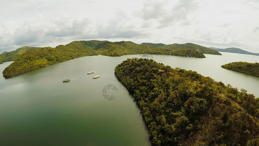海洋嘉年华菲律宾自然 丘陵和岛屿 布苏安加岛 科隆 帕拉万背景