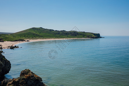 海滩上美丽的风景图片