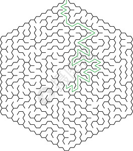 适合儿童的教育逻辑游戏迷宫。找到正确的方法图片