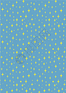 国外卡通星星矢量星星填充AI背景图片