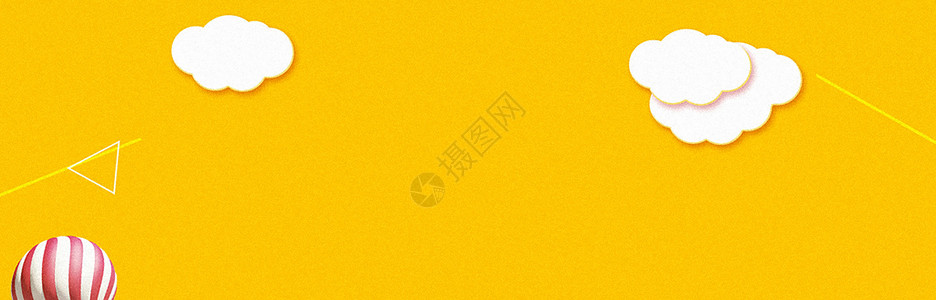 天猫春装淘宝黄色背景设计图片