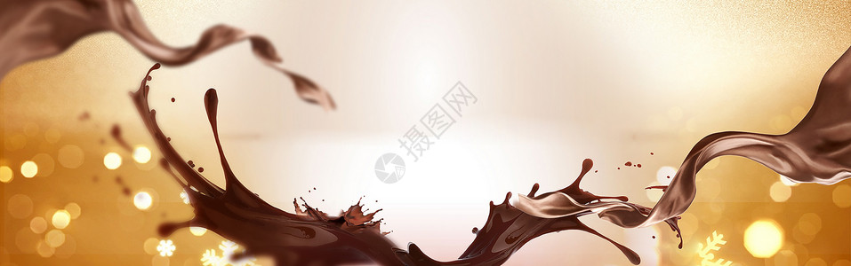 红加黑的素材甜蜜巧克力背景图设计图片