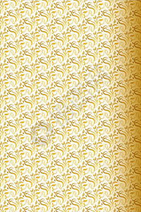 花朵装饰图案金色装饰墙纸图案矢量素材设计图片