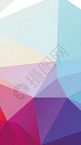 单页手工素材炫彩精美时尚立体方块几何矢量画册设计图片