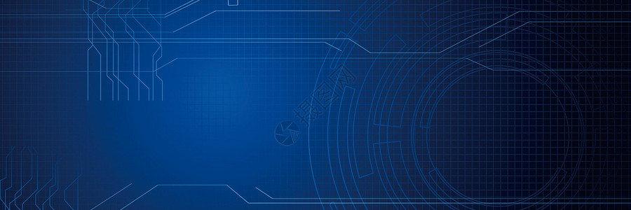分层大图电商蓝色科技背景设计图片