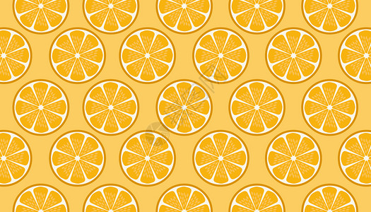 有趣图案橙子夏天设计图片