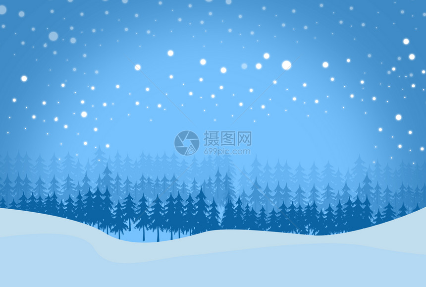 雪山上的景色图片