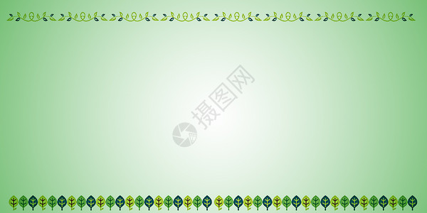 小树背景绿色小树边框高清图片