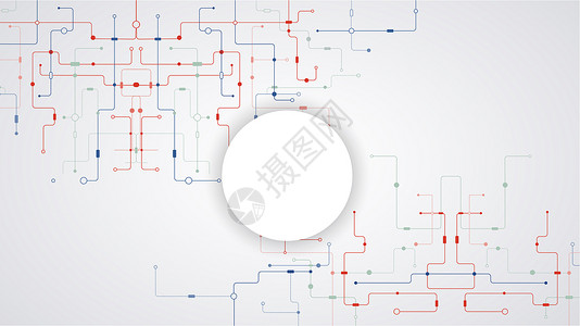 科技线条抽象背景图片