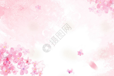 麻将素材花瓣七夕情人节花瓣水彩背景设计图片