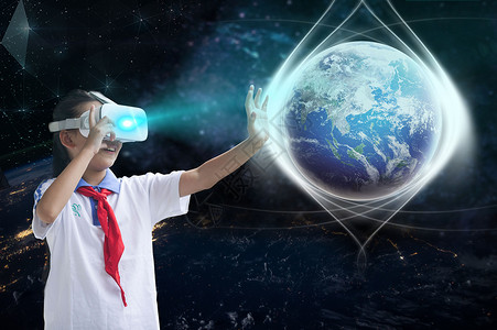 vr地球vr全新的虚拟教育体验模式设计图片
