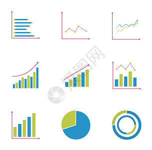 商业图标矢量图数据统计矢量图设计图片