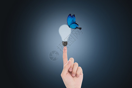 蝴蝶科技人工智能蝴蝶效应设计图片