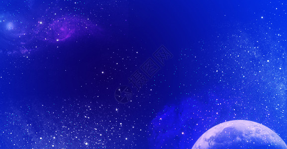 闪耀之星系列唯美星空梦幻背景设计图片