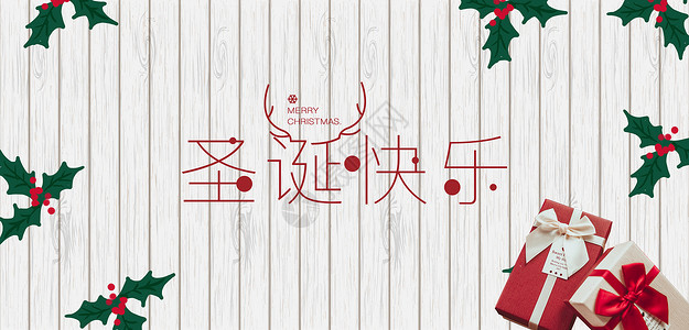 冬青树圣诞节设计图片