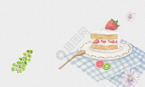盘子中的西瓜块盘子里的雪糕设计图片