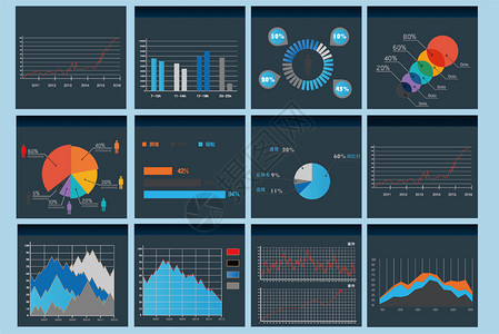 含分析图数据图表设计图片