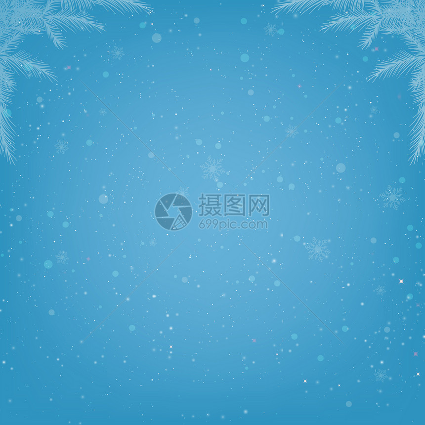 冬天下雪背景图片