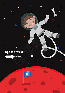 太空之旅背景图片