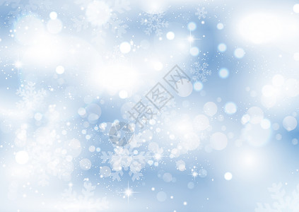 唯美圣诞雪景背景素材光晕背景设计图片