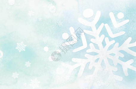 圣诞节雪花背景素材背景图片