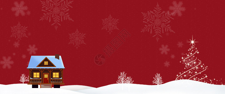 龙虾特惠海报平安夜圣诞节背景设计图片