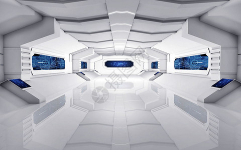 科学实验室三维空间科技高清图片
