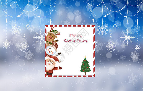 圣诞新年快乐圣诞节贺卡设计图片