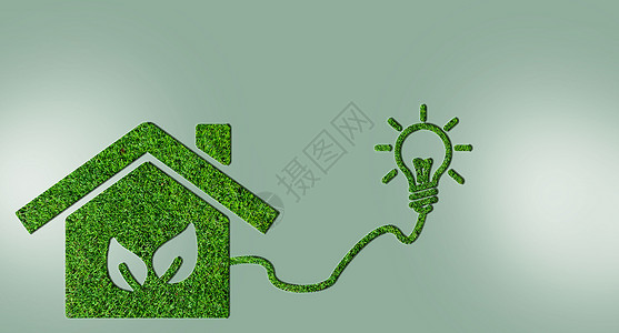 节能能源科技灯泡绿色能源设计图片