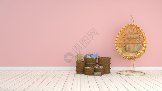 甜美粉色系餐桌简约粉色系室内家居背景设计图片