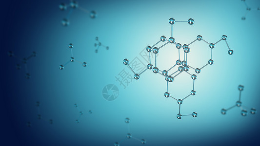 结构玻璃科技医疗分子背景设计图片