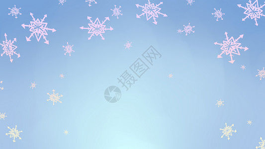 北方秋天雪花背景设计图片