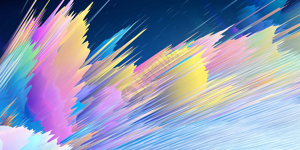 彩色银河系效果彩色炫酷科技背景设计图片
