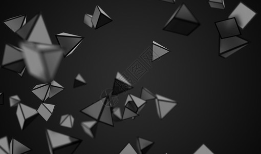 黑色三角黑白抽象几何背景设计图片