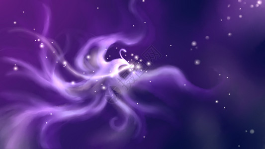 紫色星光光效星空鸟设计图片
