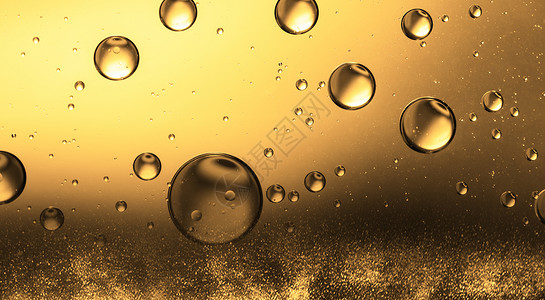 黄色几何球体几何黑金背景设计图片