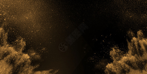 金色烟雾黑金抽象背景设计图片