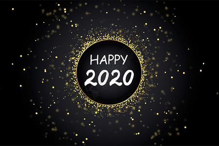 2020新年快乐背景图片