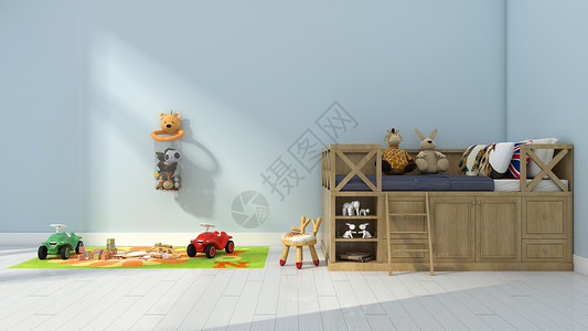 简约玩具房清新室内设计玩具房高清图片