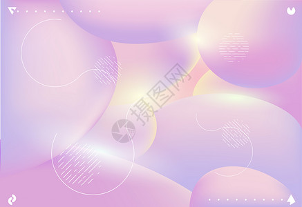 紫色抽象气泡流体渐变背景设计图片