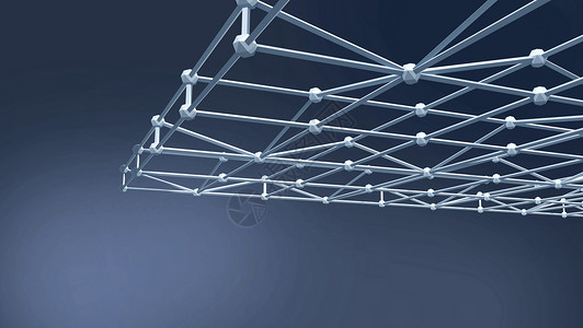 铁架结构立体科技建筑设计图片