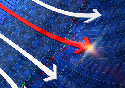科技感柱状图金融箭头股票背景设计图片