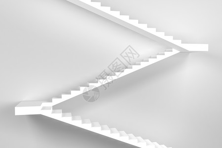 楼梯背景纯白色楼梯高清图片