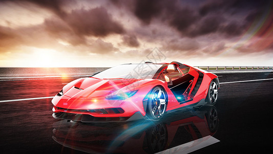 超酷未来概念车超酷跑车背景设计图片