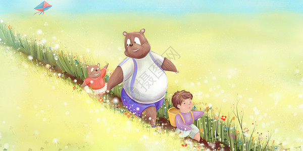 春游泰迪熊唯美高清图片
