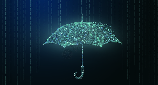 网络安全文件网络安全保护伞设计图片
